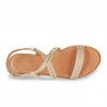 Sandalias Planas Mujer MTNG 54488 Oro