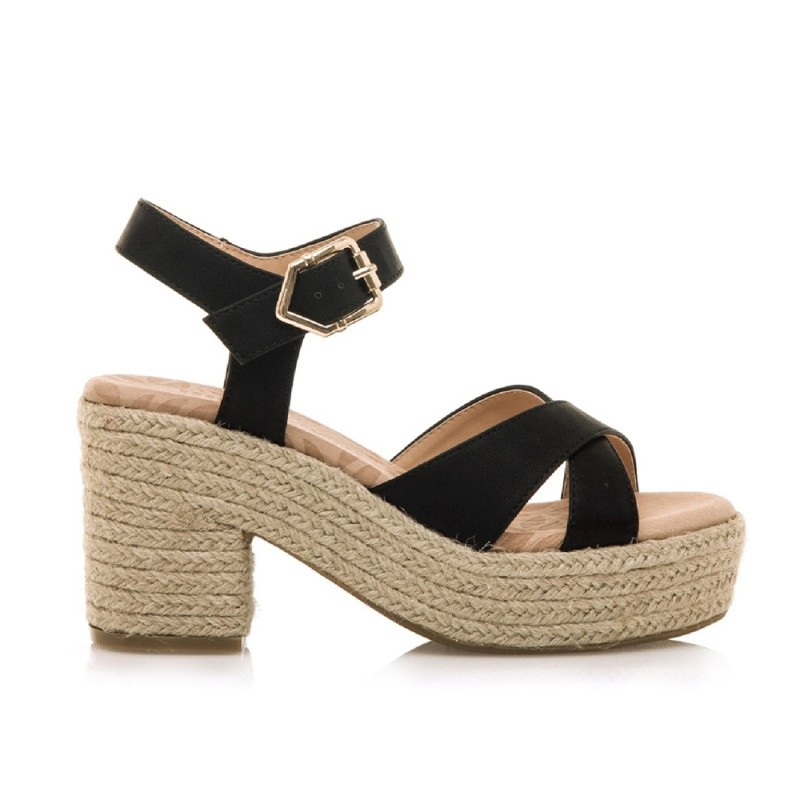 Sandalias de Tacón Mujer MTNG 59882 Negro