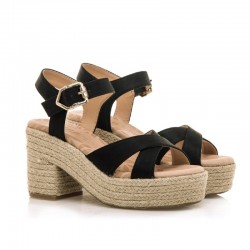 Sandalias de Tacón Mujer MTNG 59882 Negro