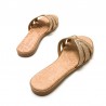 Sandalias Planas Mujer MTNG 54500 Oro