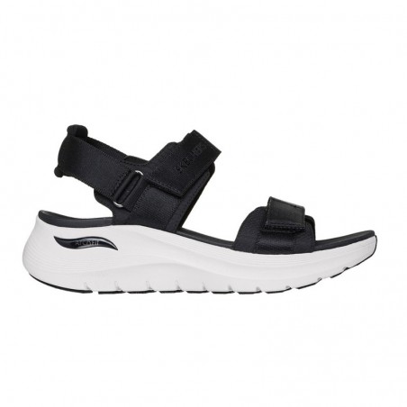 Sandalias Planas Mujer Skechers 119465 Negro