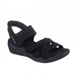 Cuñas Mujer Skechers 163524 Negro-Negro