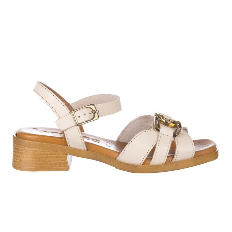 Sandalias Planas Mujer Zapp 4541 Natural