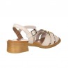Sandalias Planas Mujer Zapp 4541 Natural