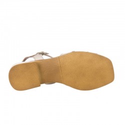 Sandalias Planas Mujer Zapp 4541 Natural