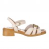 Sandalias Planas Mujer Zapp 4541 Natural