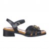 Sandalias Planas Mujer Zapp 4541 Negro