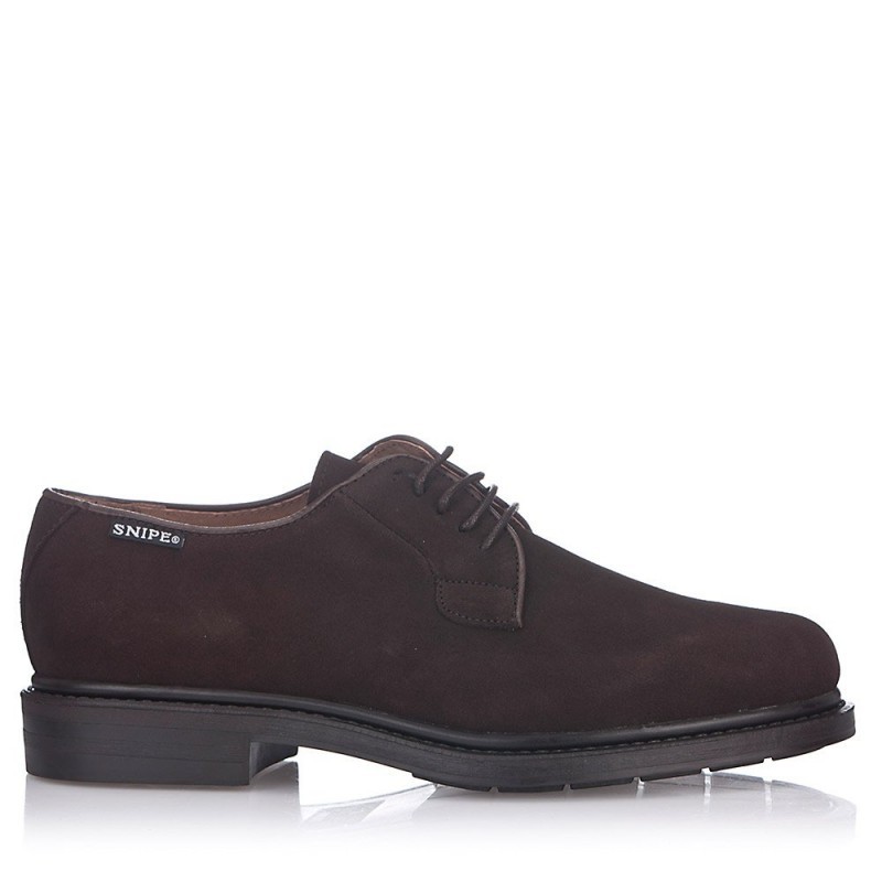 Zapatos Casual Hombre Snipe Blucher 44621 Serraje Inglés Marron