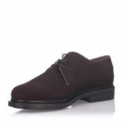 Zapatos Casual Hombre Snipe Blucher 44621 Serraje Inglés Marron