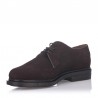 Zapatos Casual Hombre Snipe Blucher 44621 Serraje Inglés Marron