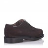 Zapatos Casual Hombre Snipe Blucher 44621 Serraje Inglés Marron
