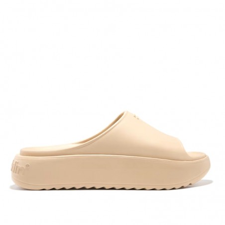 Sandalias Planas Mujer D.franklin Sonax Slide Beig