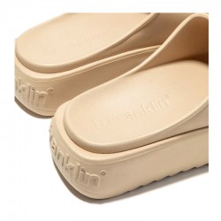 Sandalias Planas Mujer D.franklin Sonax Slide Beig