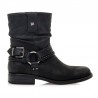 Botines Planos Mujer MTNG 59349 Negro