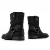 Botines Planos Mujer MTNG 59349 Negro