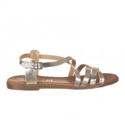 Sandalias Planas Mujer Oh My Sandals 5555 Oro