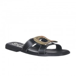 Sandalias Planas Mujer Oh My Sandals 5565 Negro