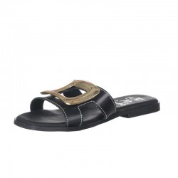 Sandalias Planas Mujer Oh My Sandals 5565 Negro