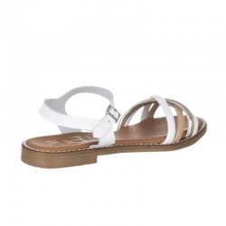Sandalias Planas Mujer Oh My Sandals 5574 Blanco