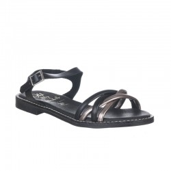Sandalias Planas Mujer Oh My Sandals 5574 Negro