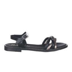 Sandalias Planas Mujer Oh My Sandals 5574 Negro