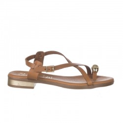 Sandalias Planas Mujer Oh My Sandals 5587 Cuero
