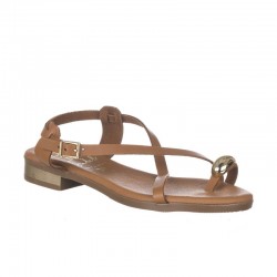 Sandalias Planas Mujer Oh My Sandals 5587 Cuero