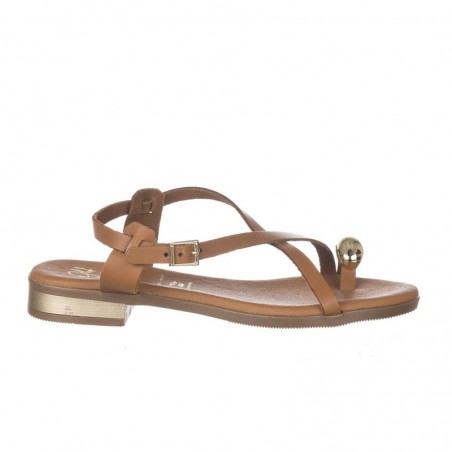 Sandalias Planas Mujer Oh My Sandals 5587 Cuero