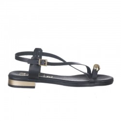 Sandalias Planas Mujer Oh My Sandals 5587 Negro