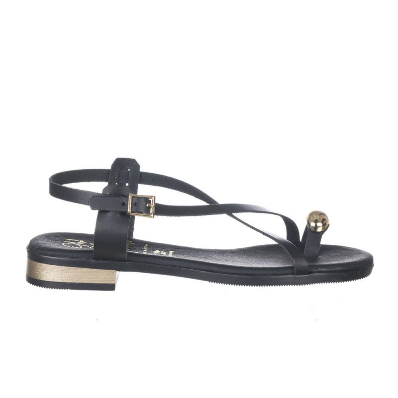 Sandalias Planas Mujer Oh My Sandals 5587 Negro