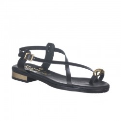 Sandalias Planas Mujer Oh My Sandals 5587 Negro