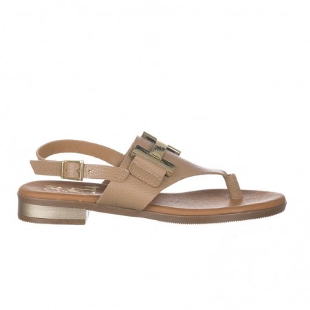 Sandalias Planas Mujer Oh My Sandals 5585 Taupe