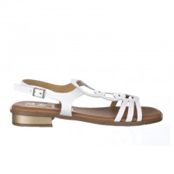 Sandalias Planas Mujer Oh My Sandals 5593 Blanco