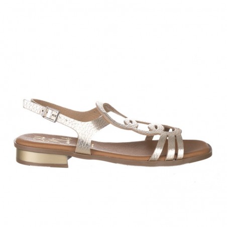 Sandalias Planas Mujer Oh My Sandals 5593 Oro