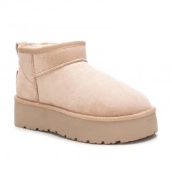 Botines Planos Mujer XTI 142212 Beig