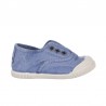 Zapatillas Lona Ba Niña Natural World 4520E Celeste