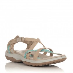 Sandalias Planas Mujer Skechers 40955 Taupe