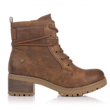 Botines de Tacón Mujer Refresh 170145 Camel