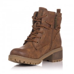Botines de Tacón Mujer Refresh 170145 Camel