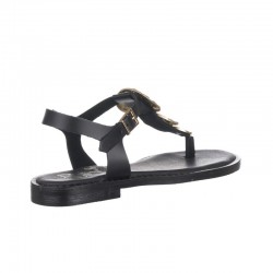 Sandalias Planas Mujer Oh My Sandals 5768 Negro