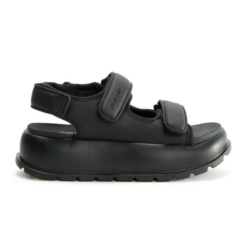 Sandalias Planas Mujer Skechers Galaxy Core Keepin Negro-Negro