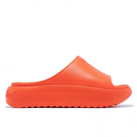 Sandalias Planas Mujer D.franklin Sonax Slide Naranja
