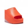 Sandalias Planas Mujer D.franklin Sonax Slide Naranja