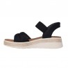 Sandalias Planas Mujer Skechers 114413 Negro