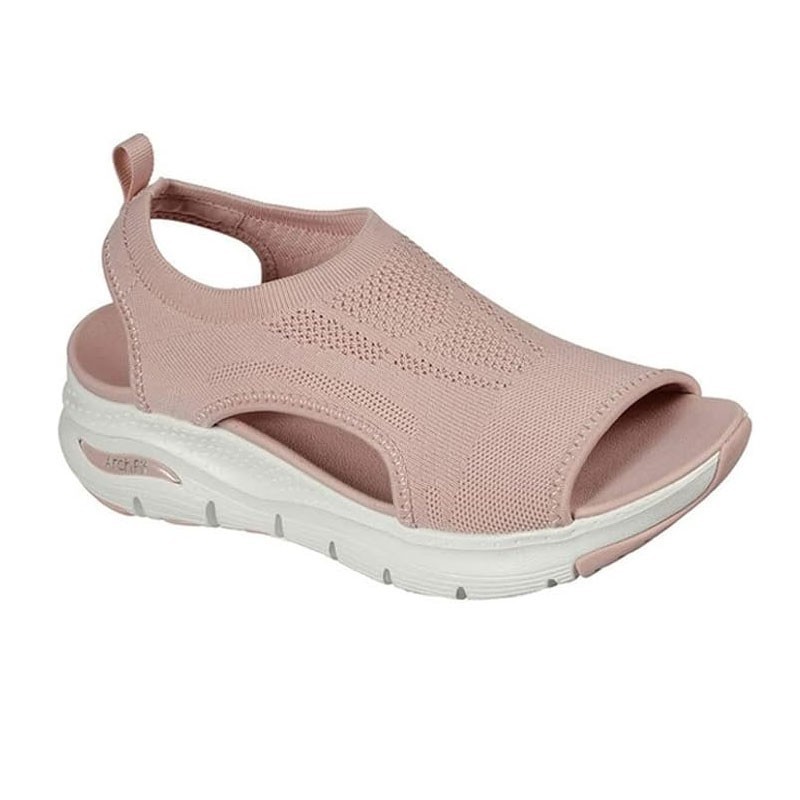 Sandalias Planas Mujer Skechers 119236 Rosa