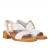 Sandalias de Tacón Mujer Chika10 Polea Blanco