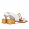 Sandalias de Tacón Mujer Chika10 Polea Blanco