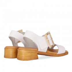 Sandalias de Tacón Mujer Chika10 Polea Blanco