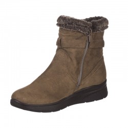 Botines Planos Mujer Zapp 556 Taupe