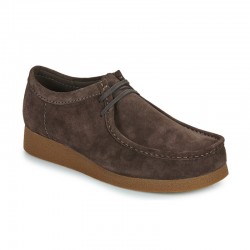 Zapatos Casual Hombre Clarks Wallabee Evo Marron